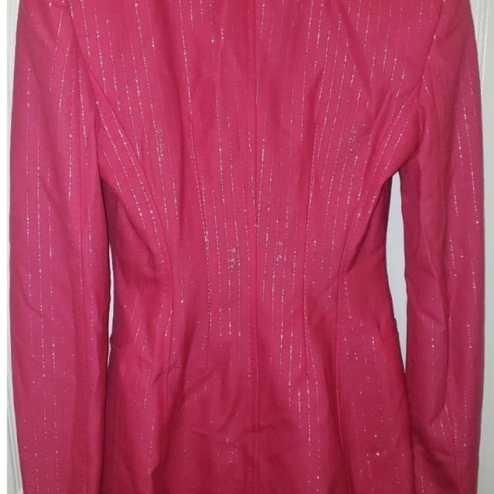 Gianni Versace Pink Pinstripe Blazer - Picture 5 of 9